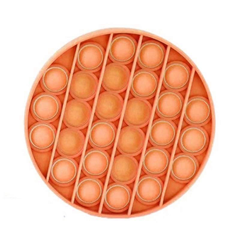 Pop Bubble Sensory Fidget Toy Orange F