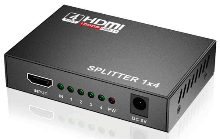 HDMI 4-Way Splitter 1080p/4K Resolution