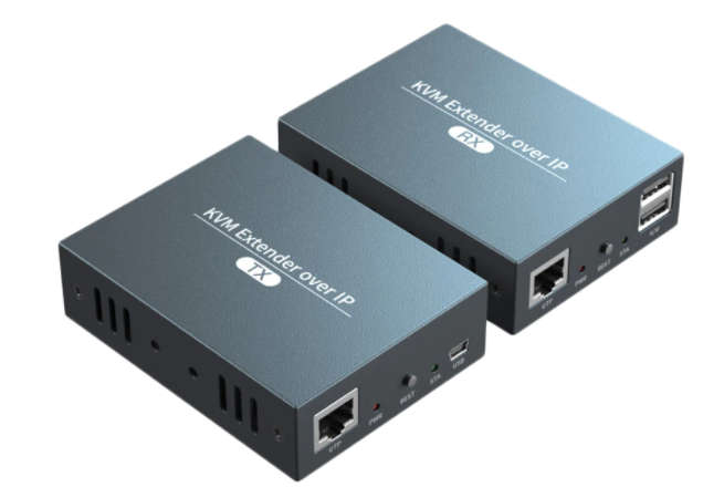 HDMI KVM Extender Transmitter + Receiver Kit (Up to 150m) Over Single Cat5e/6 Cable Bidirectional...