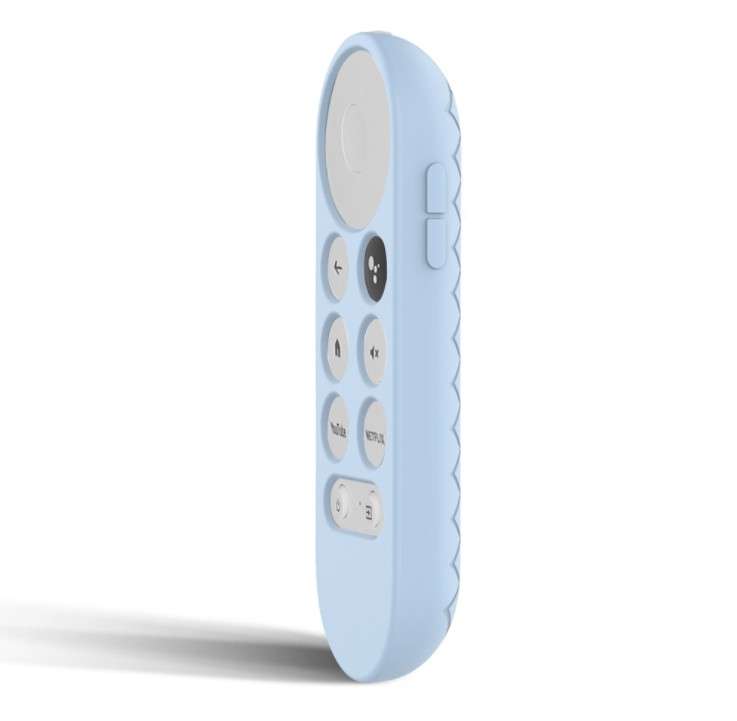 Silicon Remote Control Cover Case for Google Chromecast 2020 Light Pink