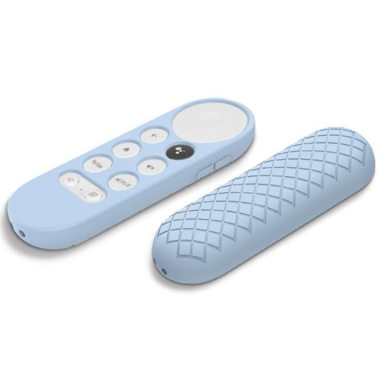 Silicon Remote Control Cover Case for Google Chromecast 2020 Light Pink