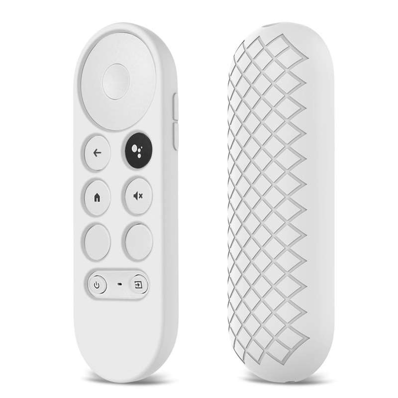 Silicon Remote Control Cover Case for Google Chromecast 2020 White