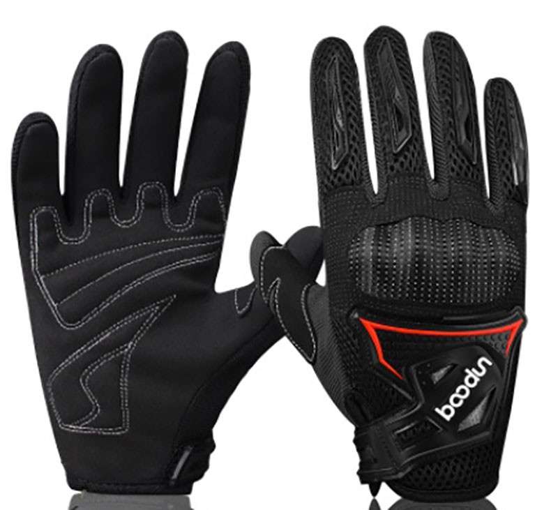 Motorbike Anti Slip Riding Gloves Black Medium