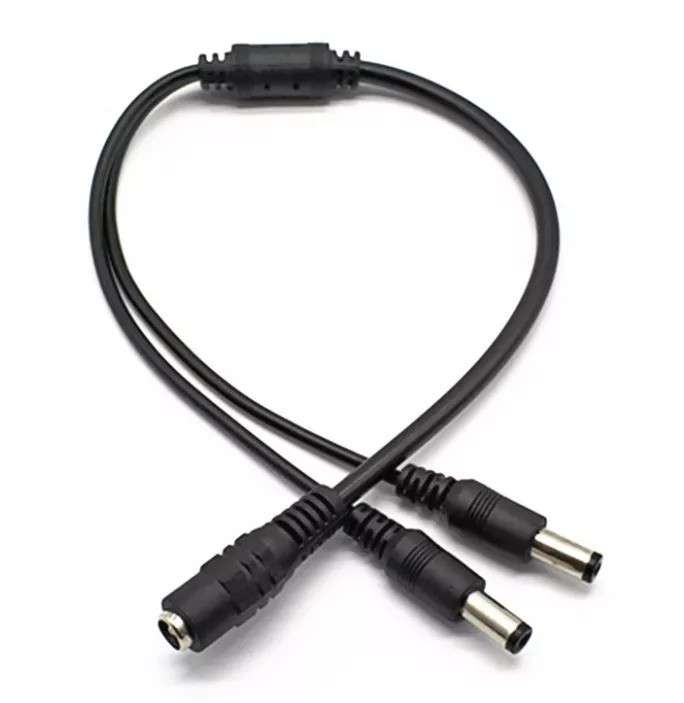 CCTV Connector 1-2 Way DC Splitter