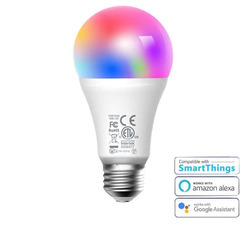 Meross Smart Wi-Fi LED 9W Bulb E27 (Screw in) - Alexa/Google compatible
