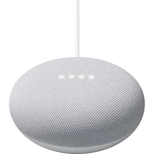 Google Nest Mini Smart Speaker (2nd Gen) Chalk.