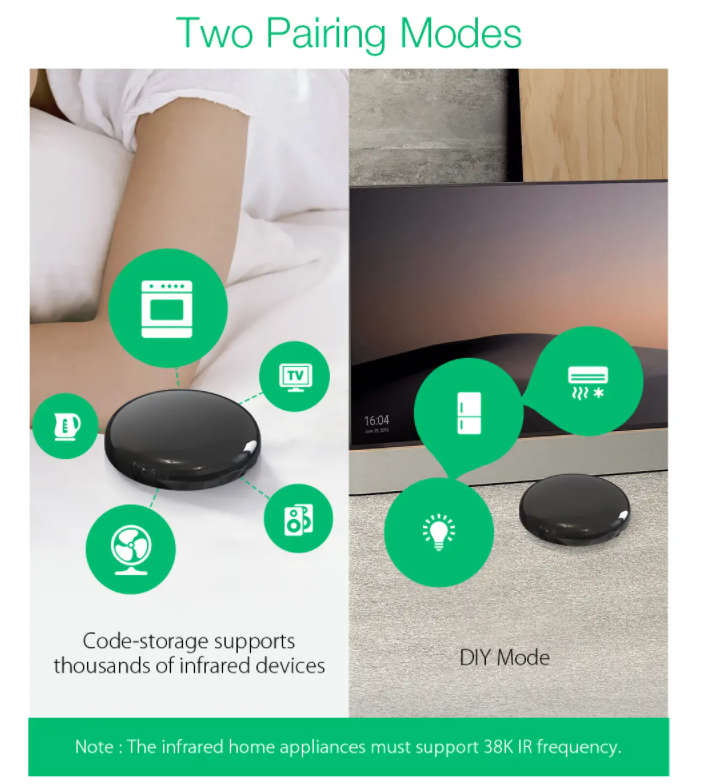 WiFi Smart IR Blaster Remote Control - Universal App Remote Controller for IR Devices (works with Al