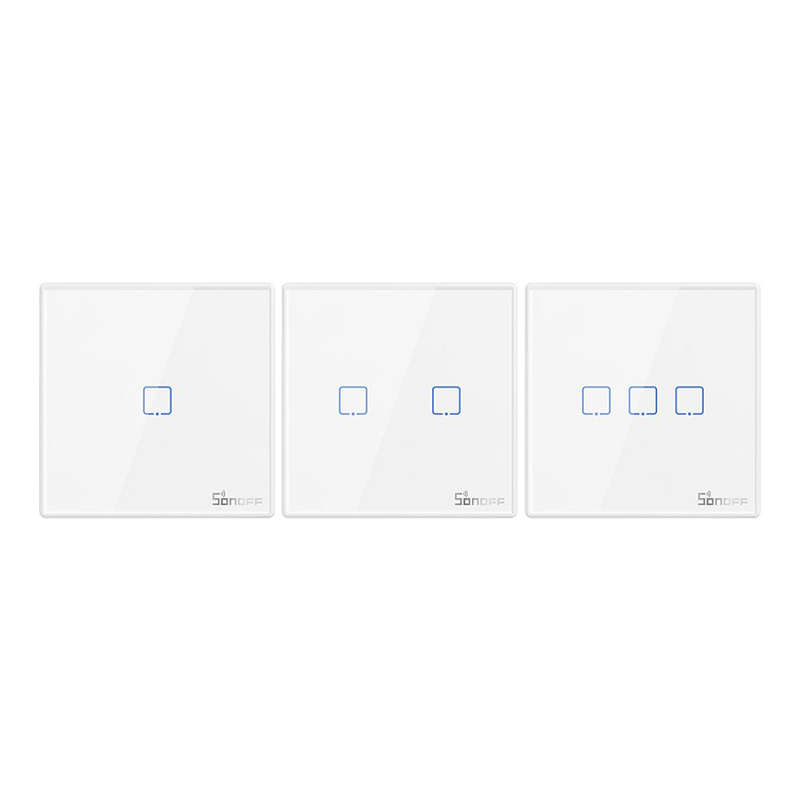 SONOFF T2EU-RF Smart Light Switch Extension Remote - RF Touch Remote Control 3 Gang
