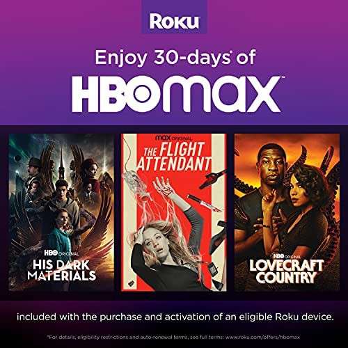 Roku Streaming Stick 4K+ 2021 Dolby Vision with Roku Voice Remote and TV Controls