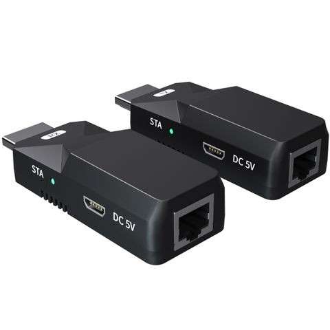 HDMI 50m Extender Over CAT5e/6 Network Ethernet Adapter (1080P) - Up to 50m