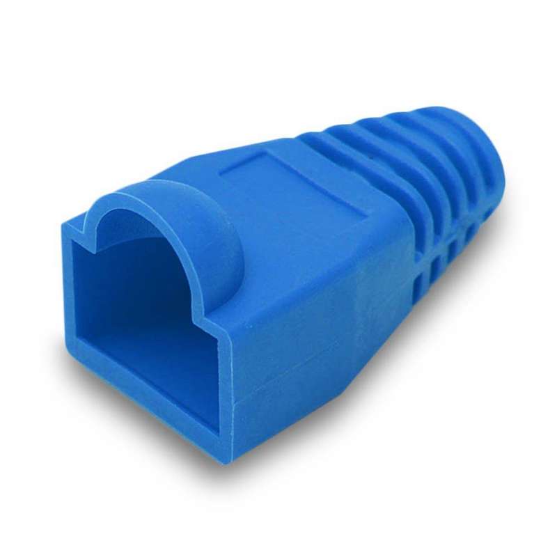Network Rubber Boot RJ45 - blue