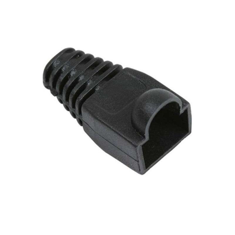 Network Rubber Boot RJ45 - black