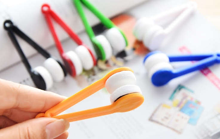 Glasses Microfiber Cleaning Tool Blue