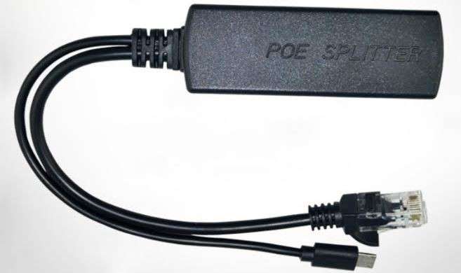 POE Splitter Micro USB Plug for Raspberry Pi CCTV