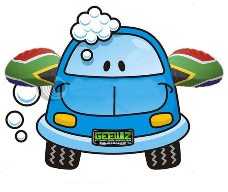SA Car Mirror Flag Sock - Show your support for the Springboks!