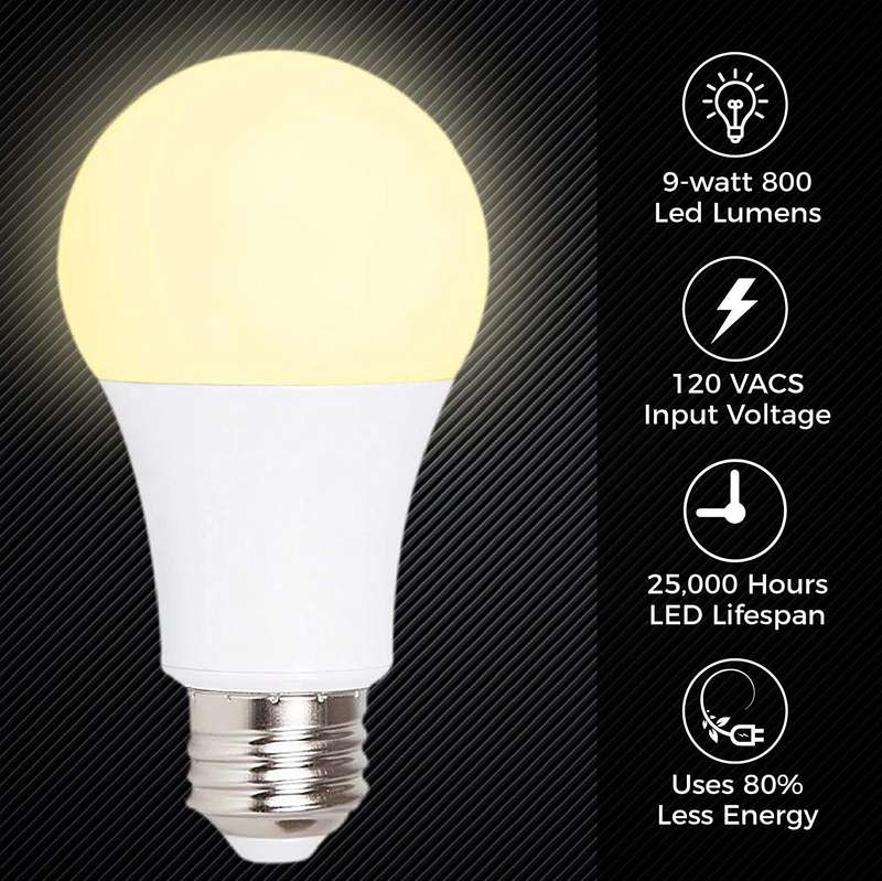 Emergency LED Warm White Light Bulb with Rechargeable Battery Back-up 9W - (Lasts up to 3-4 Hours) -