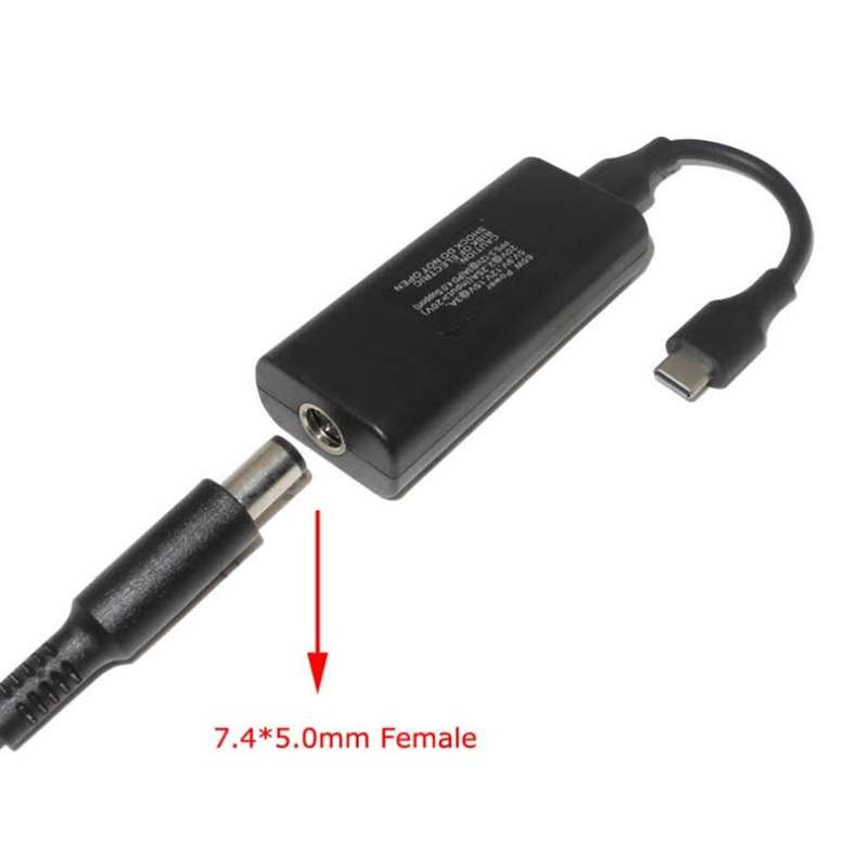 Dell Power Adapter Barrels to USB C - 4.0mm / 4.5mm / 5.5mm / 7.4mm / 7.9mm / Square 7.9 mm x 5.5 mm