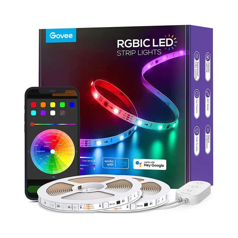 Govee RGBIC Wi-Fi+Bluetooth LED Strip Lights 5m