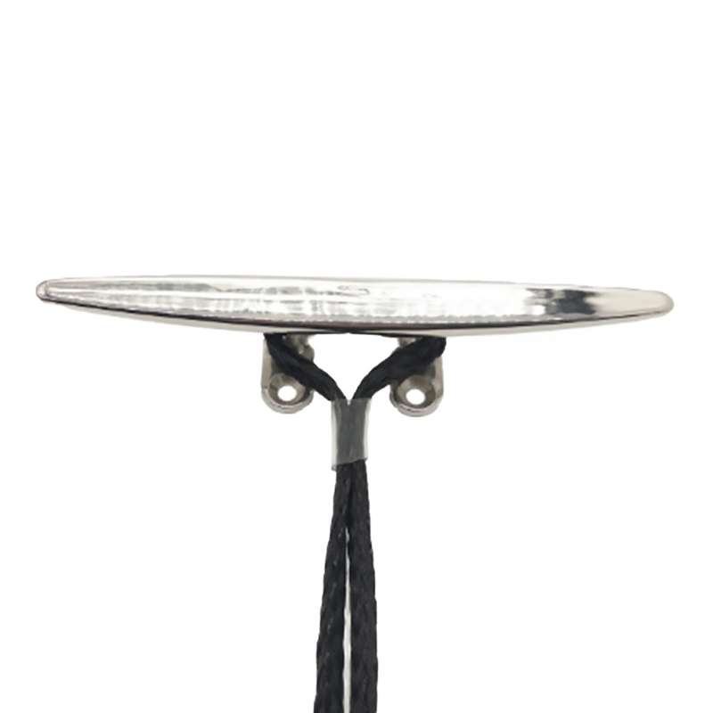 Boat Dock Tie - Stretchable 1.2m Bungee Cord (Stainless Steel Clip / Foam Floats)