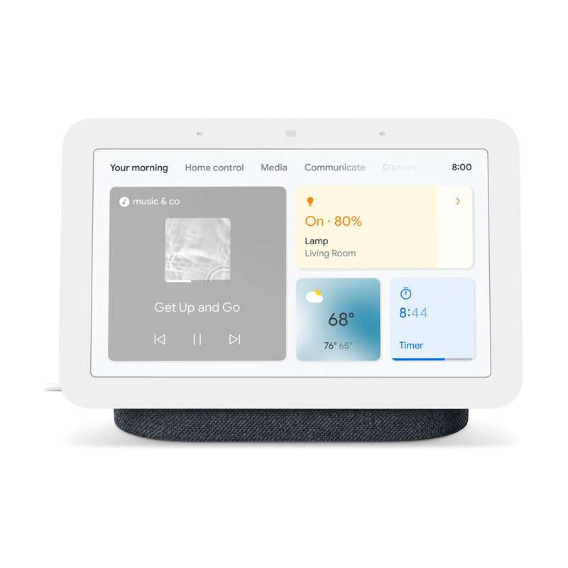 Google Nest Hub Gen 2 - Google Assistant / 3 Far-Field Microphones / Wi-Fi / Bluetooth Charcoal Nest