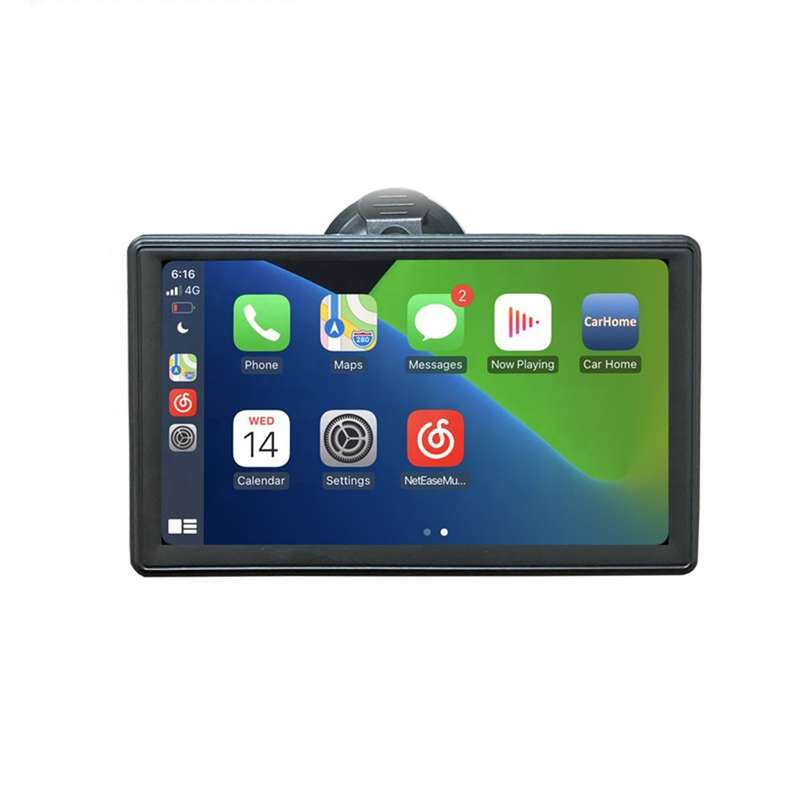 Wireless Apple CarPlay Android Auto Pad - supports iPhone and Android / Screen Mirror Reverse Camera