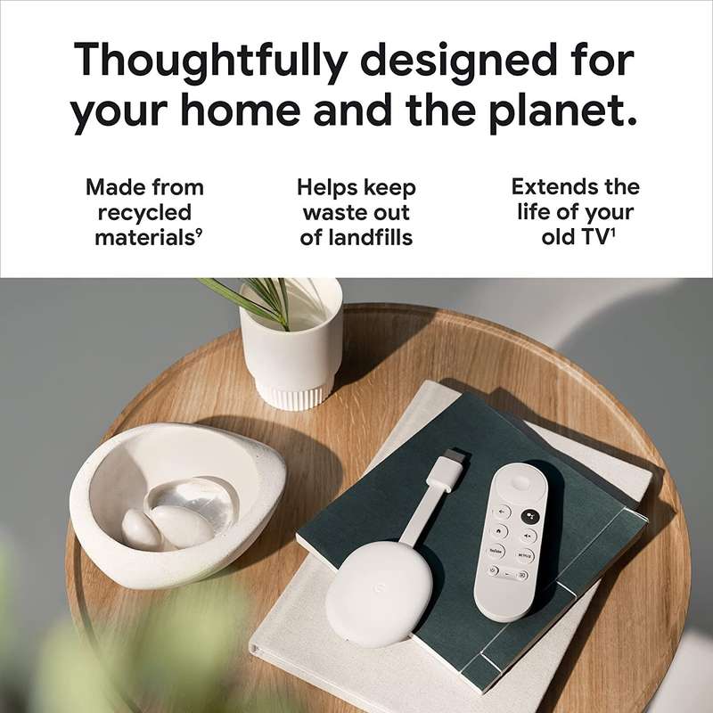 Chromecast with Google TV 1080p HDR - Snow