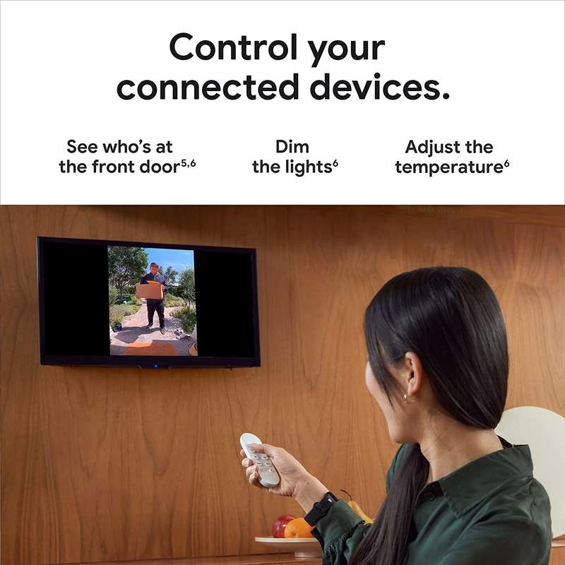 Chromecast with Google TV 1080p HDR - Snow