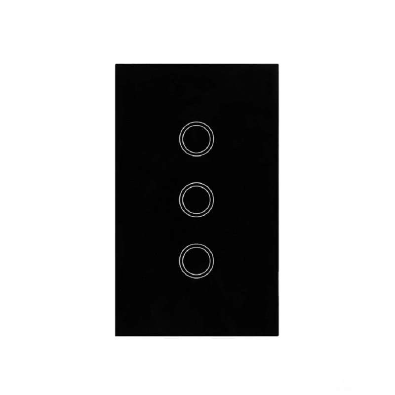 EACHEN Wifi Smart Light Switch - Black / No Neutral Required 1 Gang