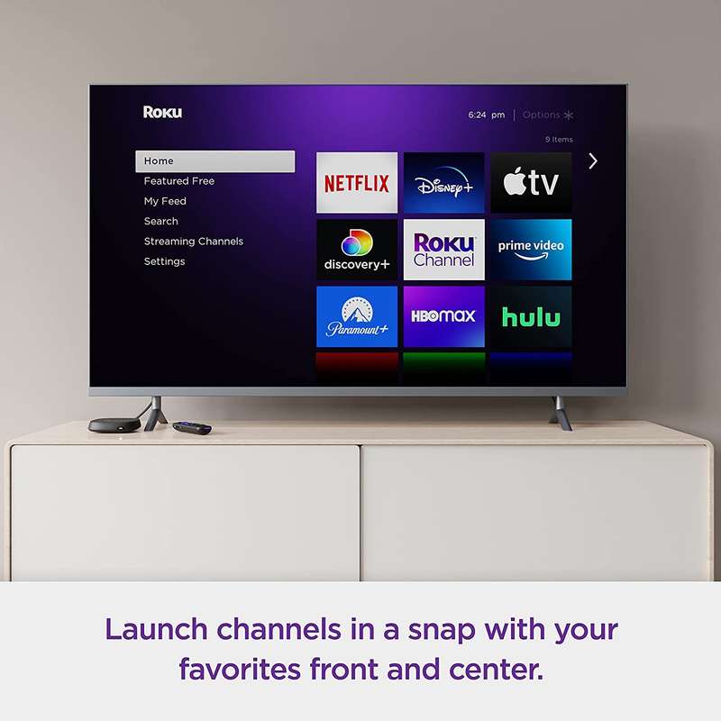 Roku Ultra 4K 4802 (2022) Streaming Device - HDR / Dolby Vision / Roku Voice Remote Pro / Hands-Free