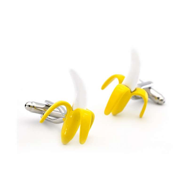 Banana Cufflinks - 1 Pair