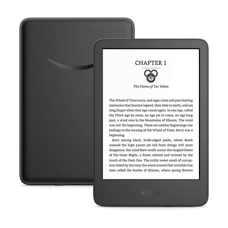 Amazon Kindle (2022)  now with a 6 / 300 PPI High-Resolution Display / 16GB (With Ads) Blac...