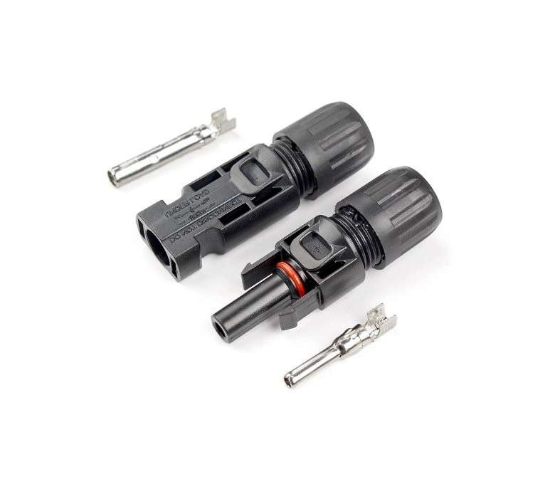 MC4 Solar Power Connector TWIN PACK KIT - Male and Female Pair IP65 Weather Proof