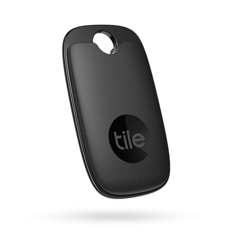 Tile Pro (2022) - Black / Up to 120m Range / Water-Resistant / Phone Finder / iOS and Android Compat
