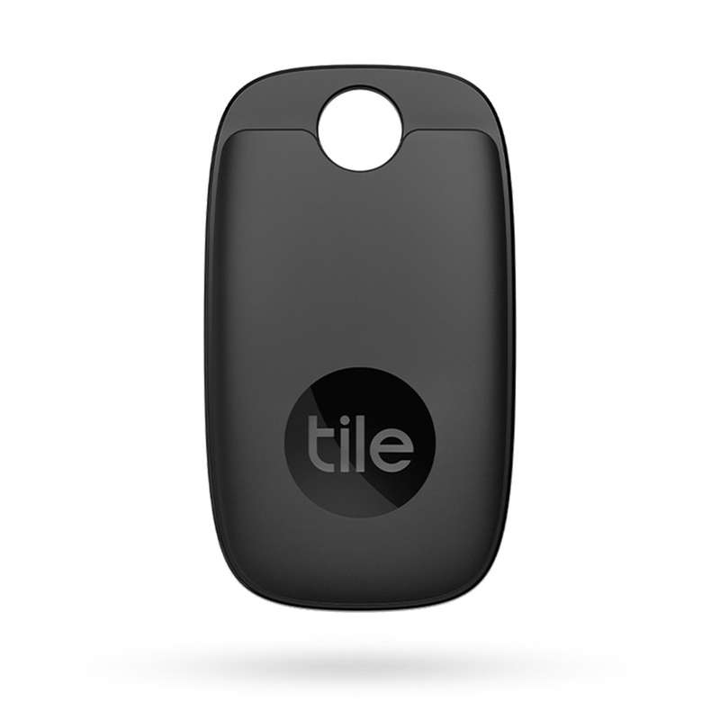 Tile Pro (2022) - Black / Up to 120m Range / Water-Resistant / Phone Finder / iOS and Android Compat
