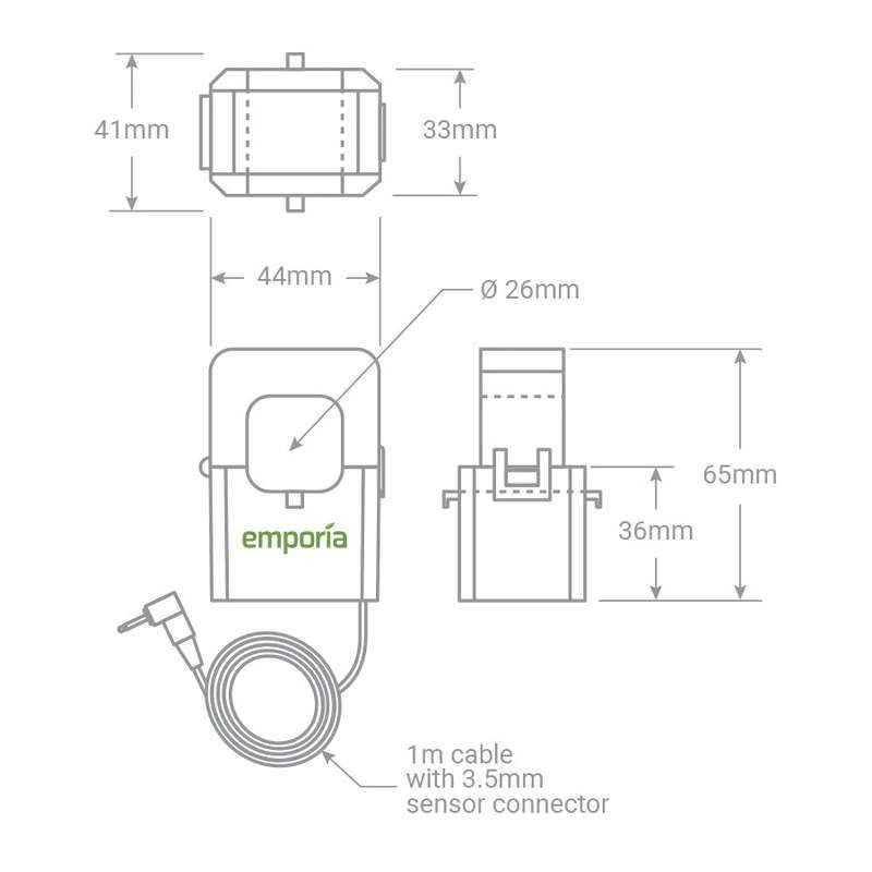 Emporia Vue Gen 2 Energy Monitor - with 16x 50A Emporia Current Monitoring Sensors