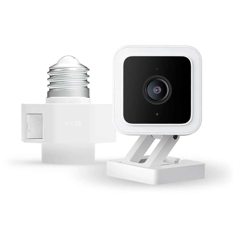 Wyze E26 Lamp Socket + Wyze Cam v3 Bundle