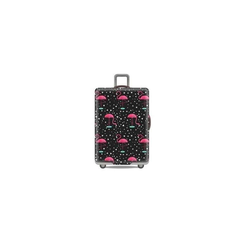 Printed Luggage Protector Cover Pink Flamingo