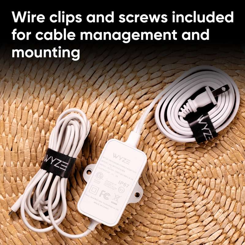 Wyze Outdoor Power Adapter - Version 1 / Version 2 Outdoor Power Adapter v2