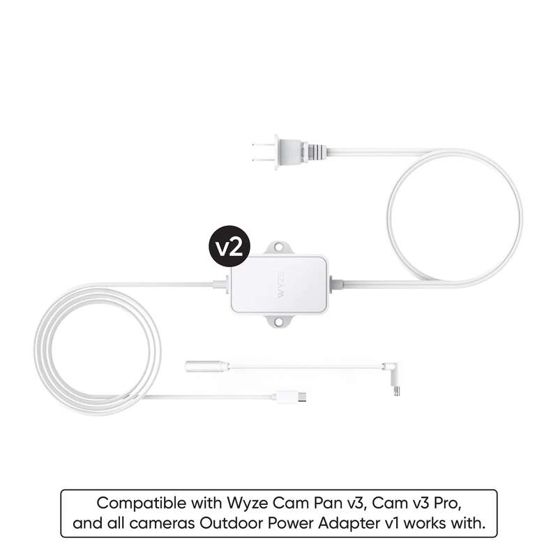 Wyze Outdoor Power Adapter - Version 1 / Version 2 Outdoor Power Adapter v2