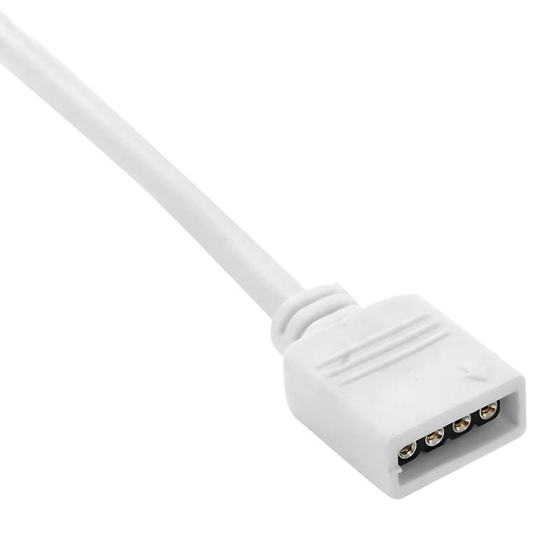 RGB LED 1 to 3 Splitter Cable - 4-Pin Black