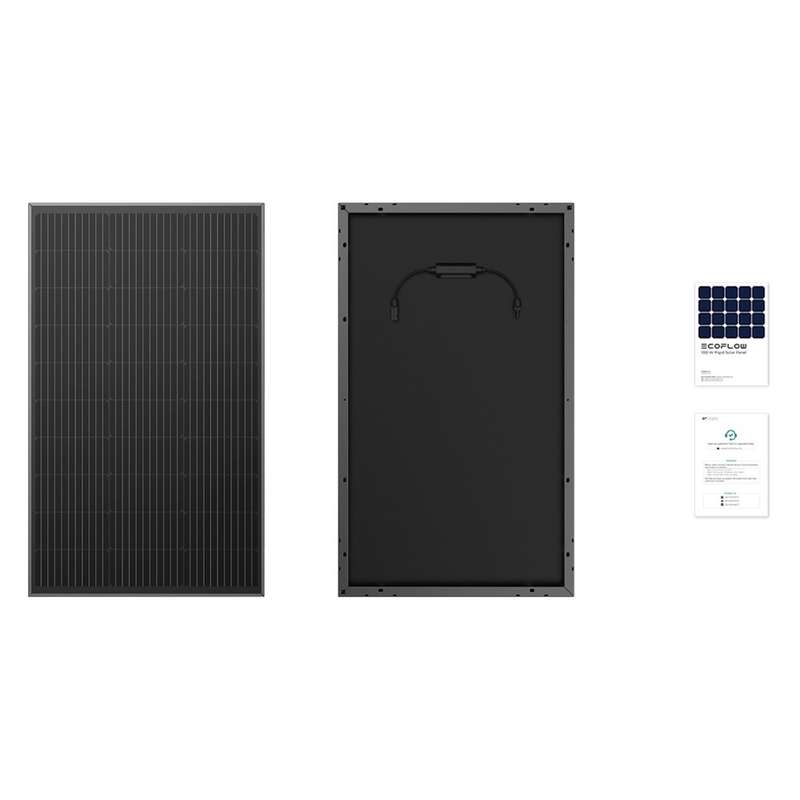 ECOFLOW 100W RIGID SOLAR PANELS - 2 PACK