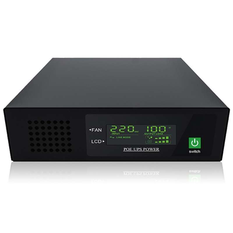 Mini UPS DC to DC (8x 12V 2x 9V) PoE Output Power Over Ethernet - 65.12Wh (17600mAH) - WITH SCREEN