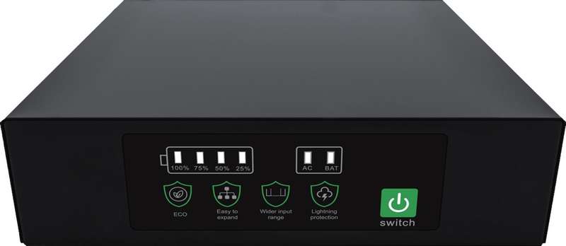 Mini UPS LIFEPO4 DC to DC (3x 12V 2x 9V) PoE Output Power Over Ethernet - 51.20Wh (16000mAH) - Li...