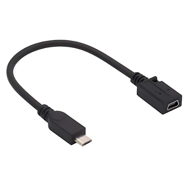 USB Mini B Female to Micro B Male USB Cable