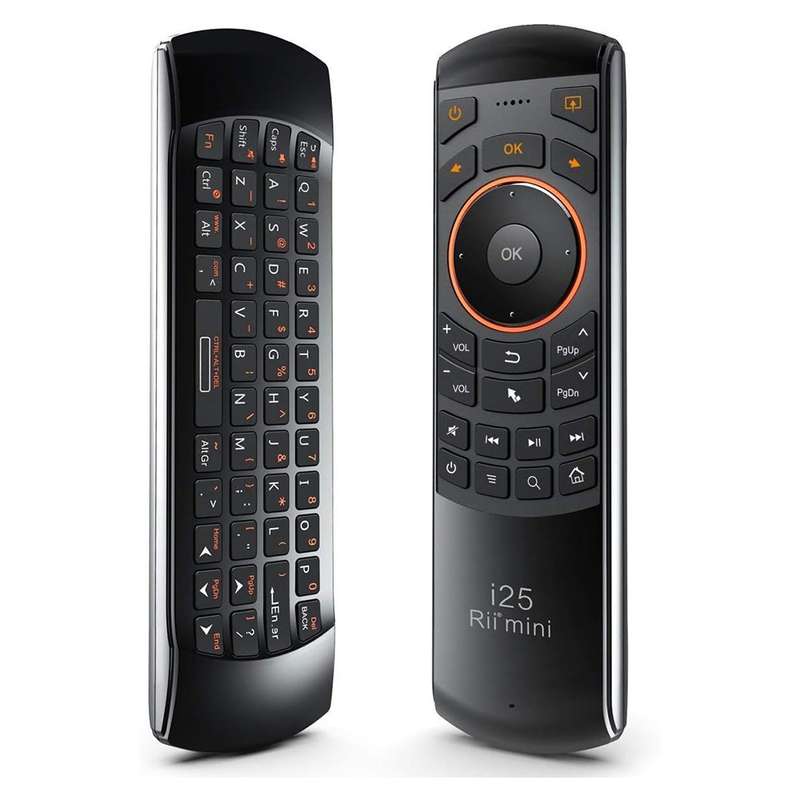 Rii Mini i25 Wireless Air Mouse Keyboard Combo - Multifunction / 2.4Ghz / Rechargeable LI-ION Bat...