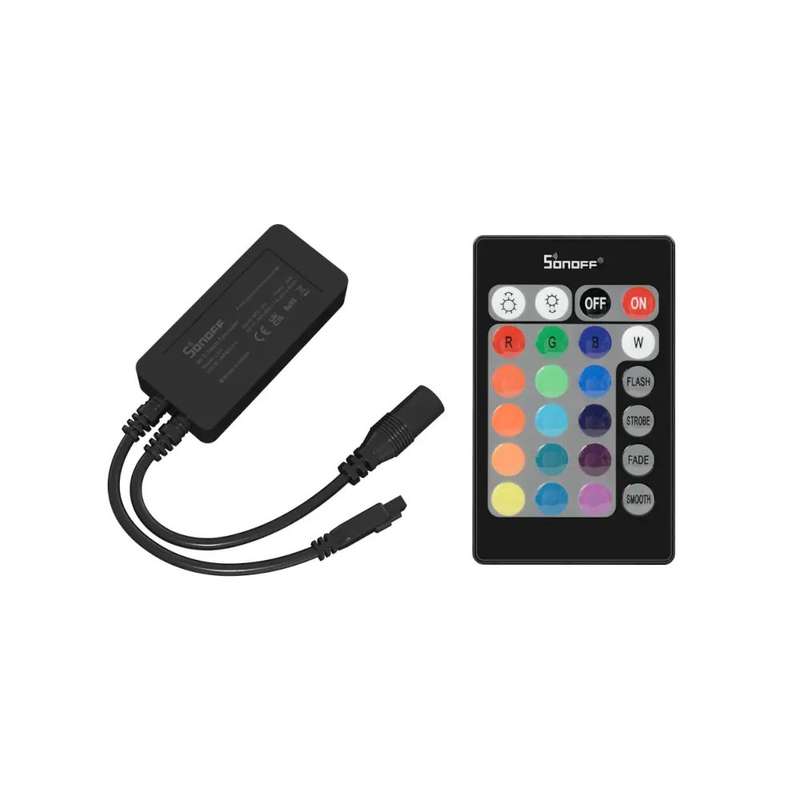 Sonoff L2-C LED Controller  Smart Wifi RGB LED Strip Controller / 24-Key IR Remote