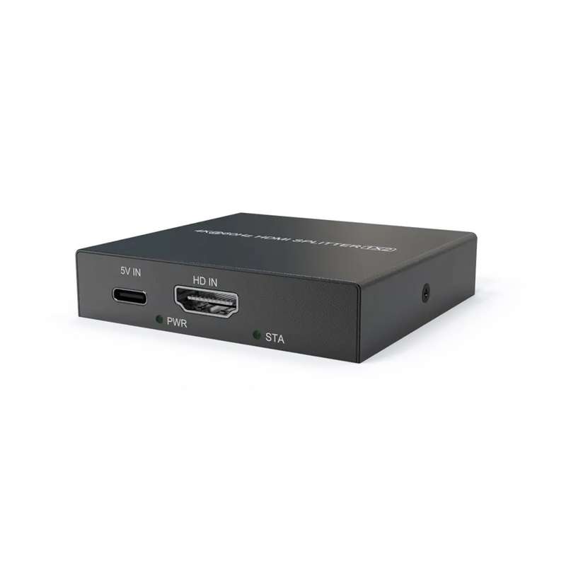 2 Port HDMI Splitter - 4K@60Hz / HDMI 2.0 / HDCP 2.2