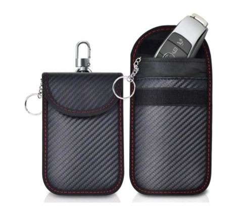 Car Key Pouch Bag with Key Ring and Hook