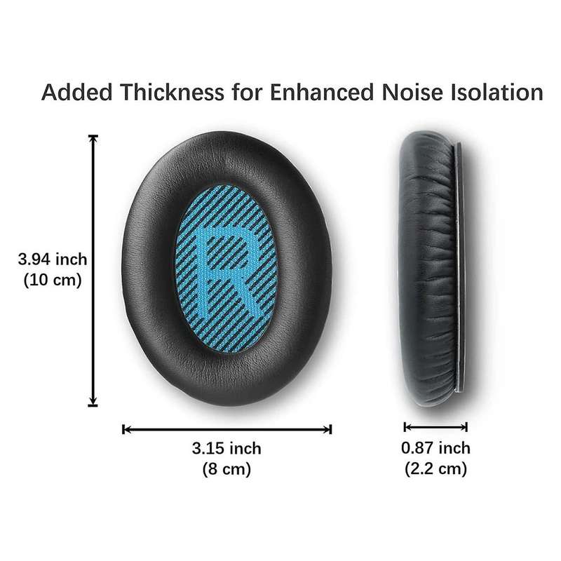 Replacement Bose Ear Pads - compatible with Bose QuietComfort 2- 15- 25- 35- 35 II / SoundTrue / AE2