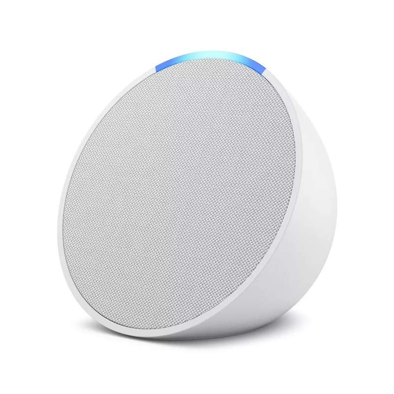 Amazon Echo Pop - compact smart speaker with Alexa / Dual Band Wi-Fi White